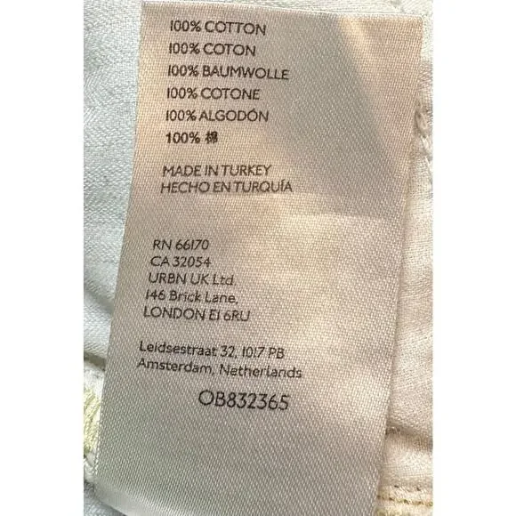 Free People We The Free Maggie Straight Cropped Blue Jean Light Wash Size 26 - Picture 10 of 10